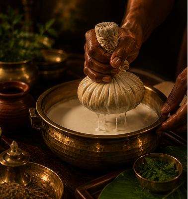 Kizhi – Herbal Pouch Therapy